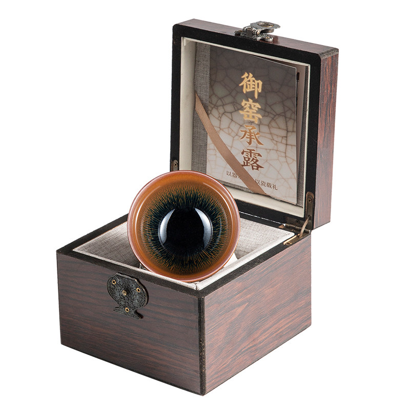 仿宋兔毫釉建盏茶杯家用防烫陶瓷品茗杯功个人专用夫茶具主人杯