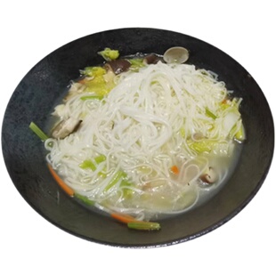 连江东岱关头手工白粿面福建特产农家特色面食米粉干锅边片鼎边糊