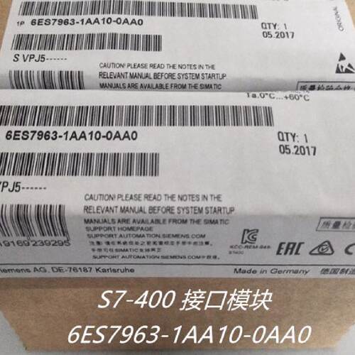 议价6ES7963-1AA10-0AA0 S7-400模块IF963-RS232 6ES79631AA100AA