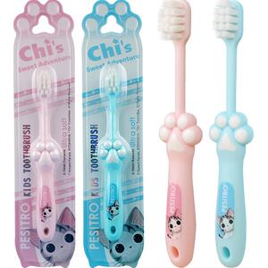 顺丰包邮！猫爪儿童牙刷