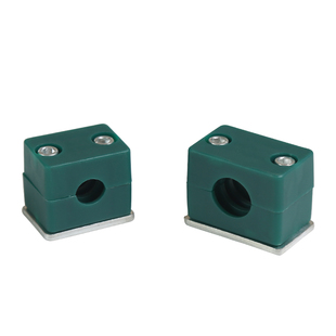 轻型管夹单孔内六角塑料管夹船用液压管夹油管管卡固定夹子6-30mm