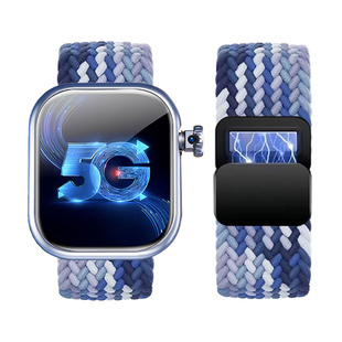 适用联语S10Pro手表表带s10Ultra编织磁吸s10promax透气运动腕带S10MAX尼龙弹力替换带WatchS10智能手环表链