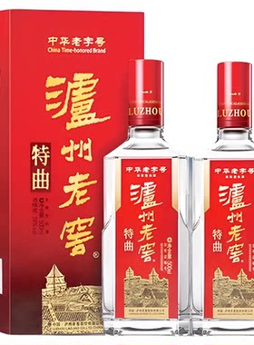 泸州老窖特曲52度白酒500ml×2瓶