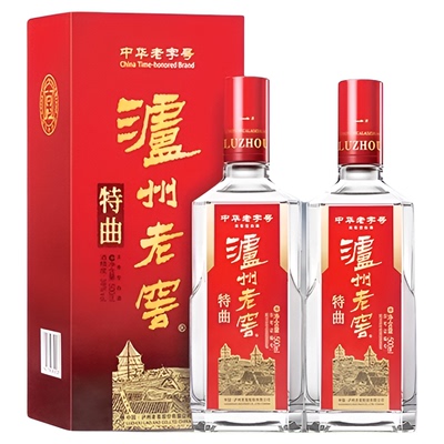 泸州老窖特曲52度白酒500ml×2瓶