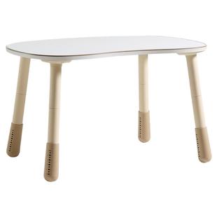 林氏家居写字桌实木书桌儿童学习桌子花生桌宝宝升降桌椅套装木业