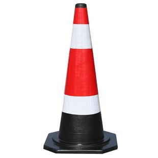 橡胶路锥70cm反光锥雪糕筒路障锥形桶隔离墩三角锥施工安全锥
