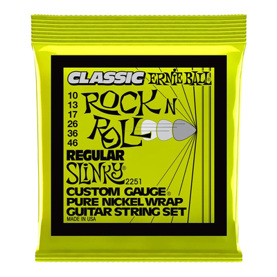ERNIEBALL琴弦经典摇滚纯镍缠绕