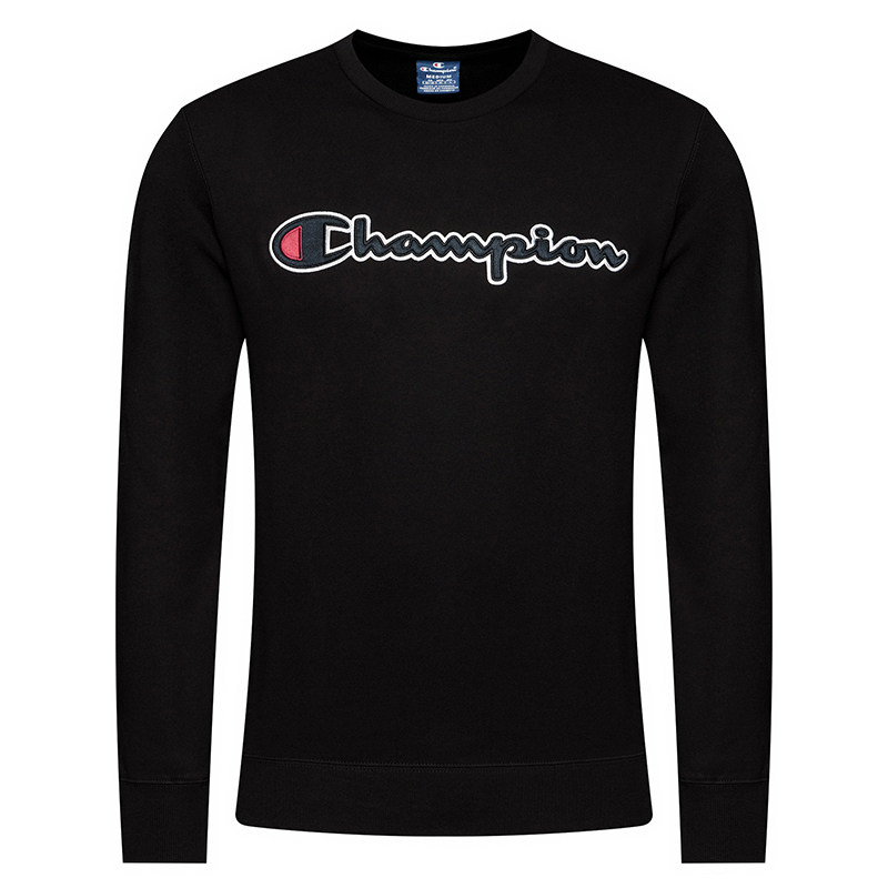 Champion 冠军 潮牌 刺绣草写LOGO 男士休闲套头卫衣 214188