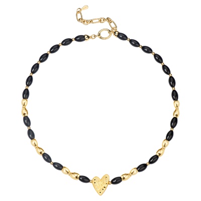 Neverfar飞鸟系列·心羽辑 CORDEALIS心翼·爱心飞鸟串珠项链女款