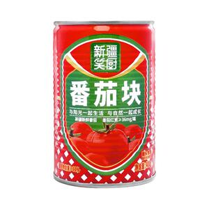 笑厨新疆番茄块罐头去皮番茄