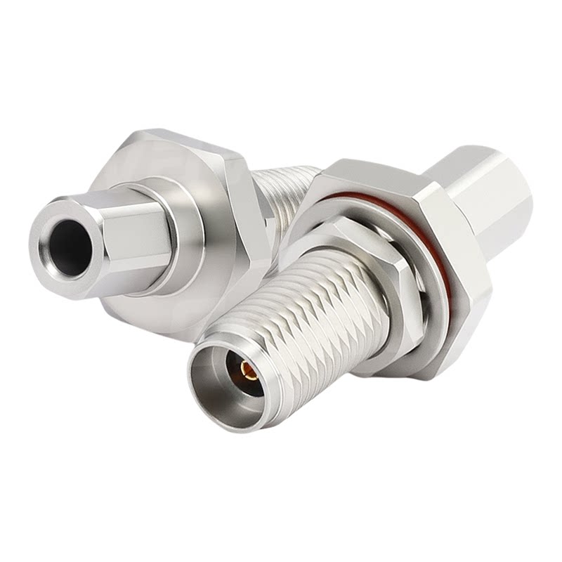谷波互连2.92mm母穿墙法兰接头连接器 接配电缆086 40G 2.92-KYB2