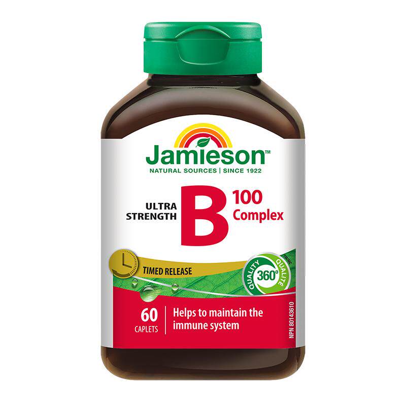 jamieson健美生维生素B100复合片 60片瓶