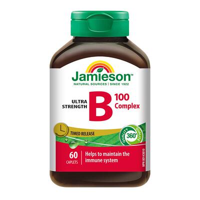 jamieson健美生维生素B100复合片 60片/瓶