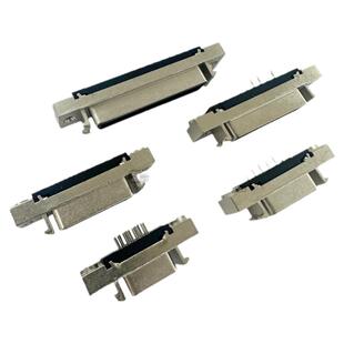 SCSI连接器 SCSI插座14/20/26/36/50P槽式母座 HPCN型 板端连接器