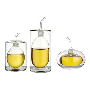 ICHENDORF意大利进口手工创意家用高硼无铅玻璃油壶西林德罗瓶子