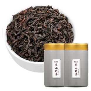 荒山野茶正宗武夷山正山小种红茶浓香型散装罐装红茶叶250g茗日红