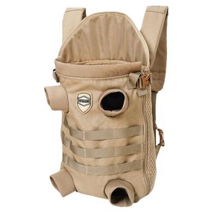 doglemi中型狗柯基包 透气加厚双肩带中型犬便捷两侧拉链战术背包