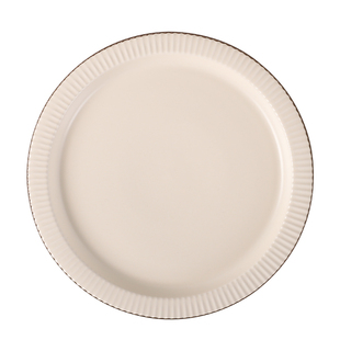 川岛屋餐盘高级感家用陶瓷盘子特别好看的西餐牛排意面菜盘草帽盘