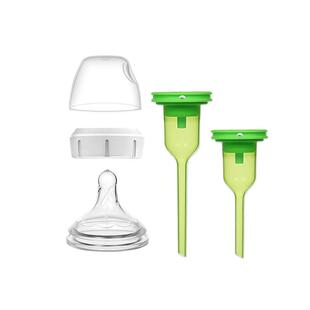 布朗博士奶嘴奶瓶配件爱宝选PLUS宽口径奶瓶盖螺旋盖导气管助吸器