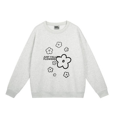 韩系小众ulzzang圆领卫衣女