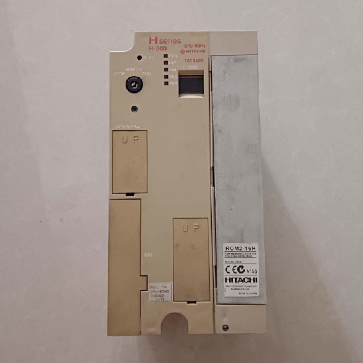 议价原装拆机 日立 PLC 主机 H-300 CPU-03HA  实拍 现货包好