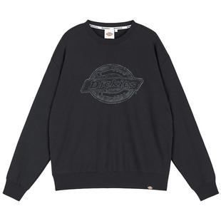 Dickies帝酷适25秋冬新大logo前胸印花圆领卫衣毛圈内里男女情侣