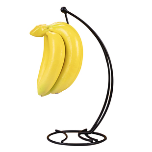 水果店香蕉支撑架悬挂陈列美陈香蕉钩子超市货架摆放香蕉堆头架子