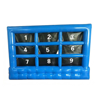 趣味运动会充气足球门九宫格足球门点球大战定点射门比赛游戏道具