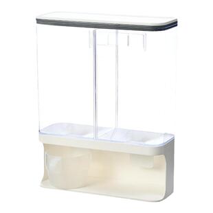 壁挂杂粮储物盒五谷收纳盒豆类储存罐厨房干货密封罐收纳盒储米罐