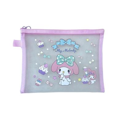 可爱小学生儿童网纱文件袋