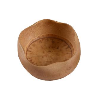 竹编荷叶碗新中式竹木竹子碗功夫茶具茶碗竹碗荷花碗蒸饭竹根碗