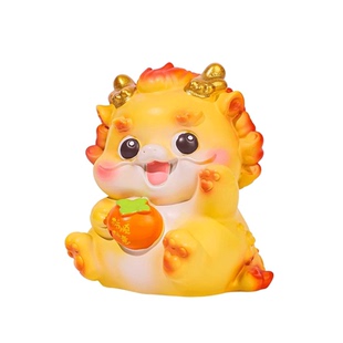 龙吉祥物公仔2025新款电脑屏幕办公室工位桌面摆件招财平安小礼物