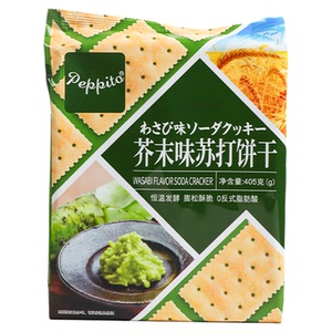 Peppito番茄芥末苏打饼干小零食
