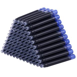 200支英雄牌钢笔墨囊热敏磨可擦纯蓝蓝黑黑色墨囊通用可替换墨胆学生专用消字小学生三年级2.6mm/3.4mm小口径