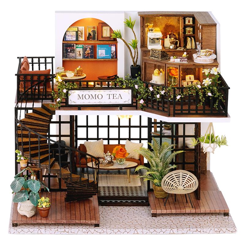 手工制作微缩拼装模型diy小屋
