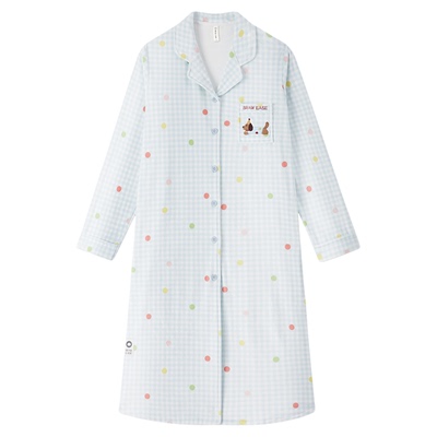 BE海岛绒腊肠狗多巴胺睡裙女冬新