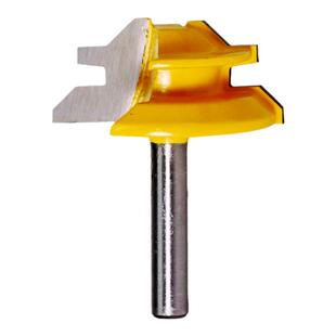 木工45度斜角榫合刀修边机铣刀雕刻机合金刀直角拼板刀榫接刀工具