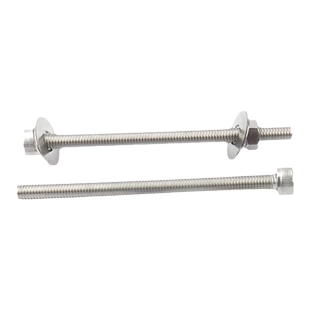 金超不锈钢304杯头内六角穿墙螺丝螺杆加长对穿丝杆*150M6M8M10