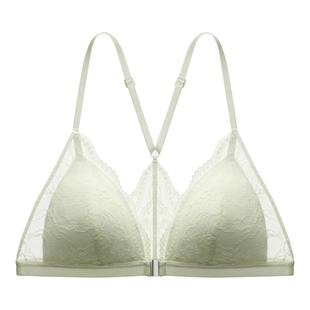 蕉内舒服蕾303Air文胸前扣美背性感内衣女薄款蕾丝法式三角杯胸罩
