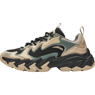 安踏磐石丨休闲鞋男子春季潮流运动百搭厚底增高老爹鞋子