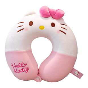 hellokittyu型枕护颈枕旅行坐车脖子靠枕飞机凯蒂猫颈椎u形枕头女