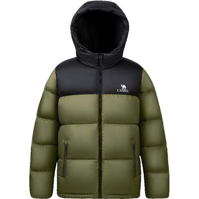 骆驼羽绒服加厚防风男