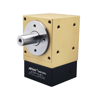 直角行星换向器减速机拐转角90度孔轴输出400W750W伺服电机齿轮箱