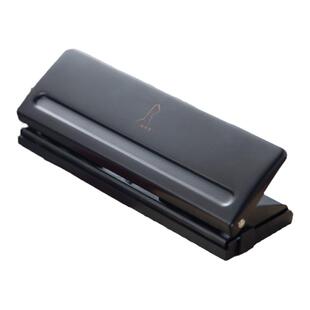 九千年六孔打孔器可调节6孔文件镂空装订机手动可调节间距 A5A6笔记本活页纸内芯A4活页本多孔金属烤漆打孔机