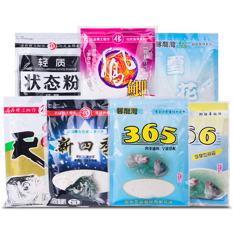化氏饵料雪花粉状态粉尺上新四季轻麸大黄鲫365凤鲫366状态鱼饵