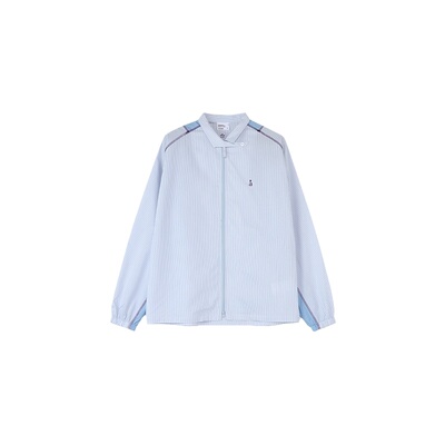 ARCH蓝色条纹长袖衬衫