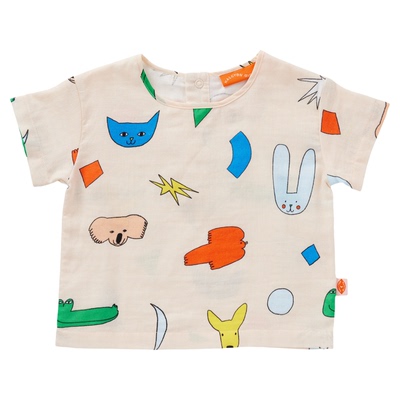 Little现货 墨尔本Halcyon Nights SS26春夏儿童纯棉印花短袖短裤