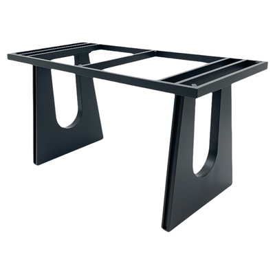 岩板碳素钢桌脚支架餐桌茶台