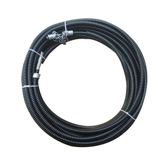 冲击钻疏通下水道主管道硬物水泥混凝土堵塞实心弹簧双层旋转轴