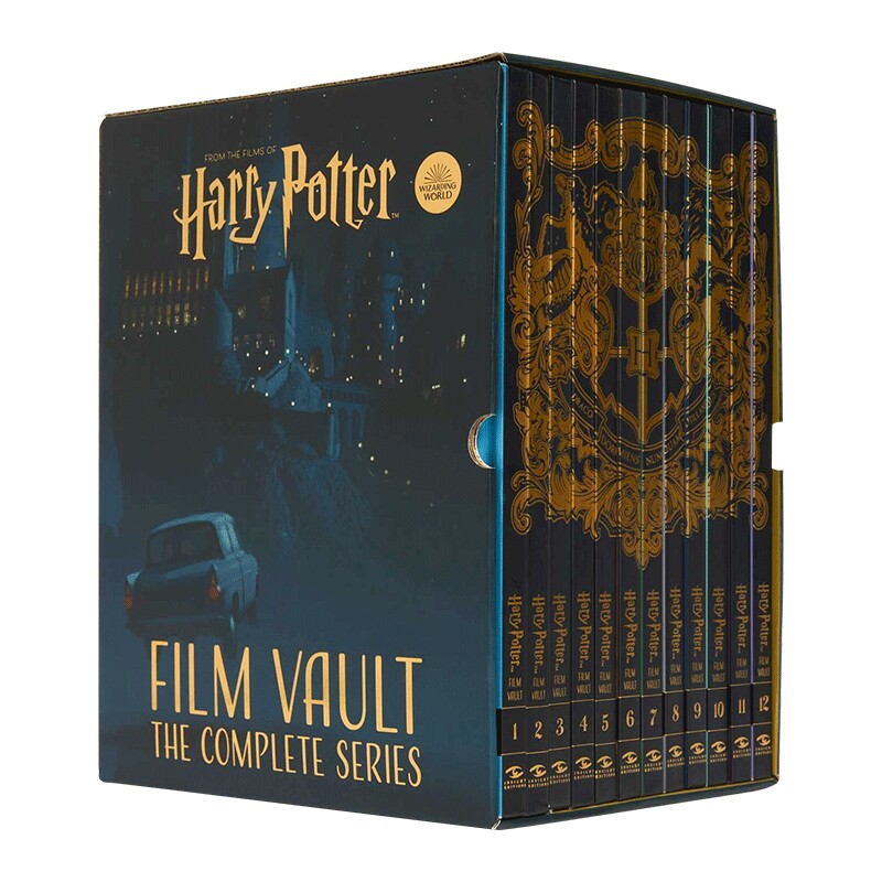 精装 英文原版 Harry Potter Film Vault The Complete Series 哈利波特电影艺术宝典1-12卷全集 英文版 进口英语原版书籍
